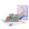 Happy Birthday Card for Girl Kids Wife 3D Pop-Up Funny Happy Cards Party Wedding Invitations Greeting Cards