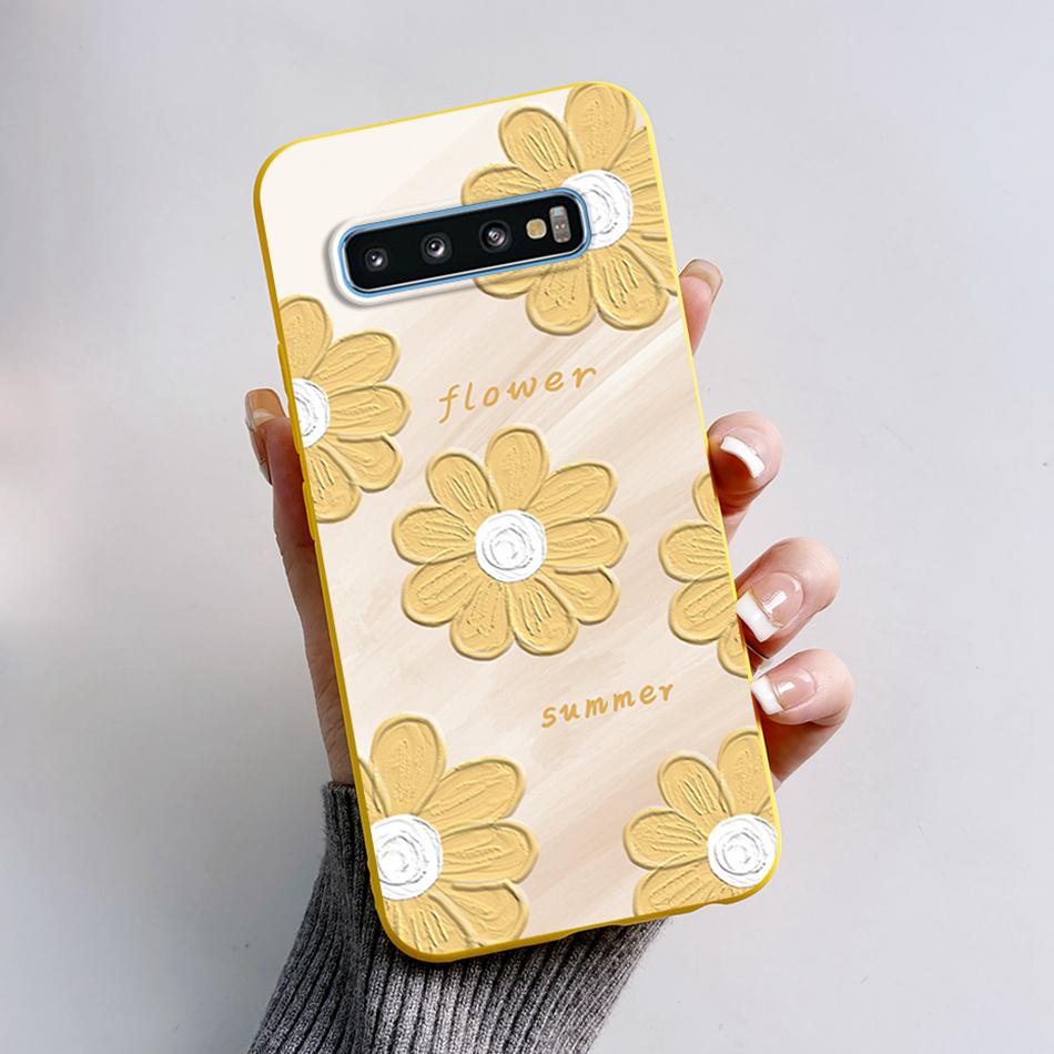 For Samsung Galaxy S10 Plus Case SM-G975F Astronaut Phone Cover For Samsung S10 S10E SM-G973F SM-G970F S 10 S10Plus S10e Bumper