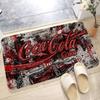 Бренд безалкогольных напитков C-Coca C-Cola Коридорный ковер Моющийся Нескользящий Коврик для зоны гостиной с диваном и креслами Кухонный коврик для прихожей Ковер