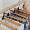 Wooden Clothes Hangers Tree Bark Clothes Hanger No Trace Trousers Hanger Wooden Hanfu Wholesale