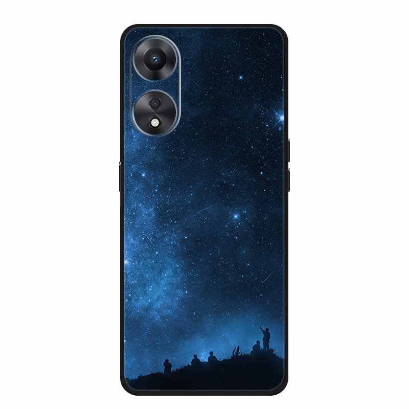 Чехол для OPPO A78 5G Модный силиконовый мягкий ТПУ задняя крышка для Oppo A58 A58X 5G OPPOA78 5G Чехлы для телефонов Ударопрочный CPH2483 Fundas
