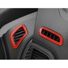 For Jeep Renegade 2015-2023 Glossy Red Dashboard L&R AC Air Outlet Vent Trim 2pc