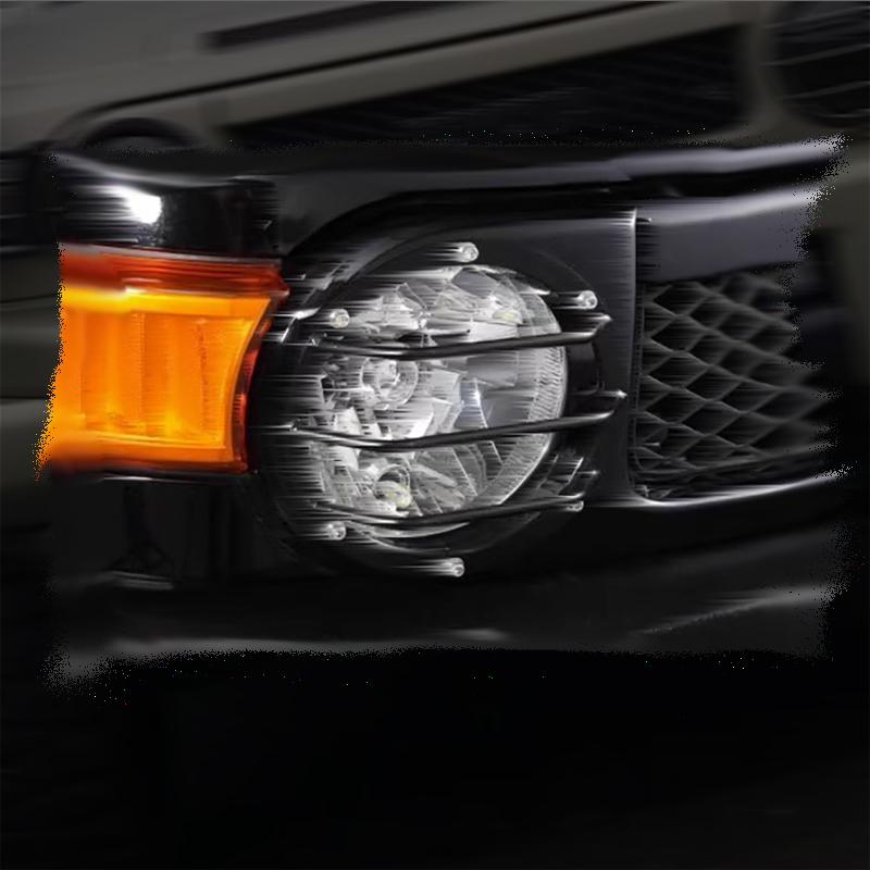 Защита фар Совместима с 07-23 Toyota FJ Cruiser Передняя защита фар Детали (Одна пара, Марганцевая сталь)