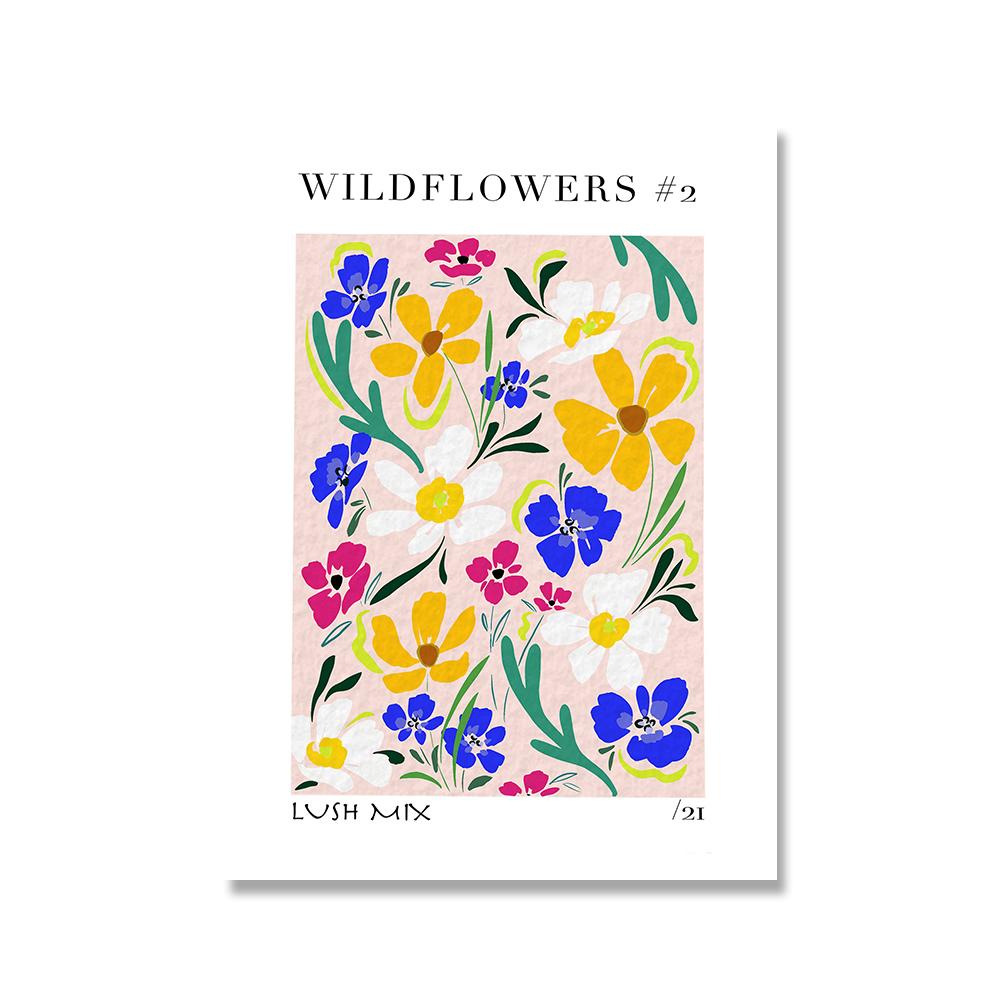 Flower Power Художественные принты Матисс Пикассо Абстрактные цветочные девушки Холст Плакат Ретро настенные картины Спальня Уникальное украшение для дома