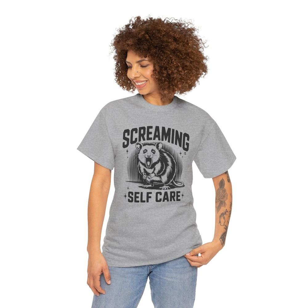 Футболка, вызывающая смех - Самая смешная футболка SCREAMING is SELF