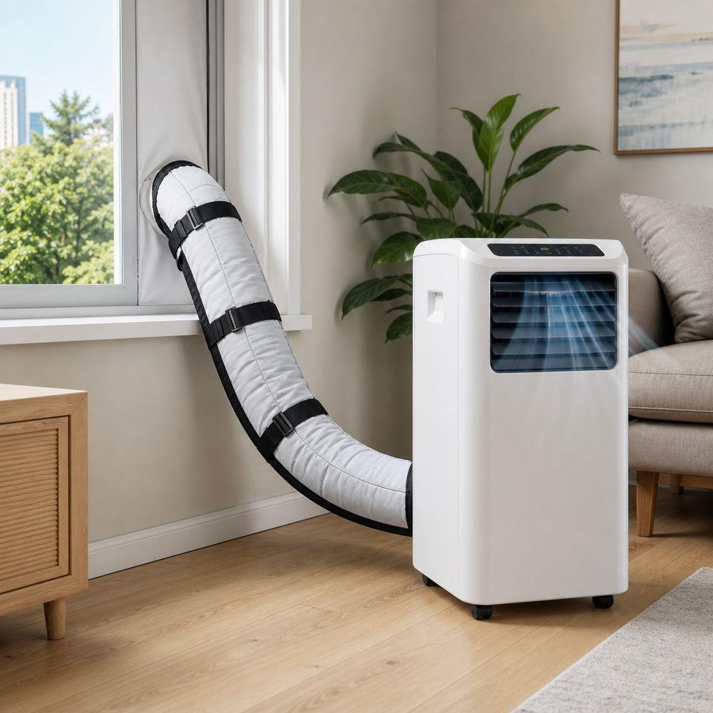 Adjustable Straps Air Conditioner Hose Cover Portable Exhaust Hose Cover Indoor Cooling