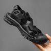 Summer New Handmade Mens Sandals Leisure Beach Shoes For Men Outdoor Wading Shoes Man Breathable Casual Anti-collision Toe Flats