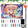 Crystal Advent Calendar 2024 24 Days Countdown Calendar Gemstone Advent Calendar for Crystal Lovers Crystals Necklace Countdown