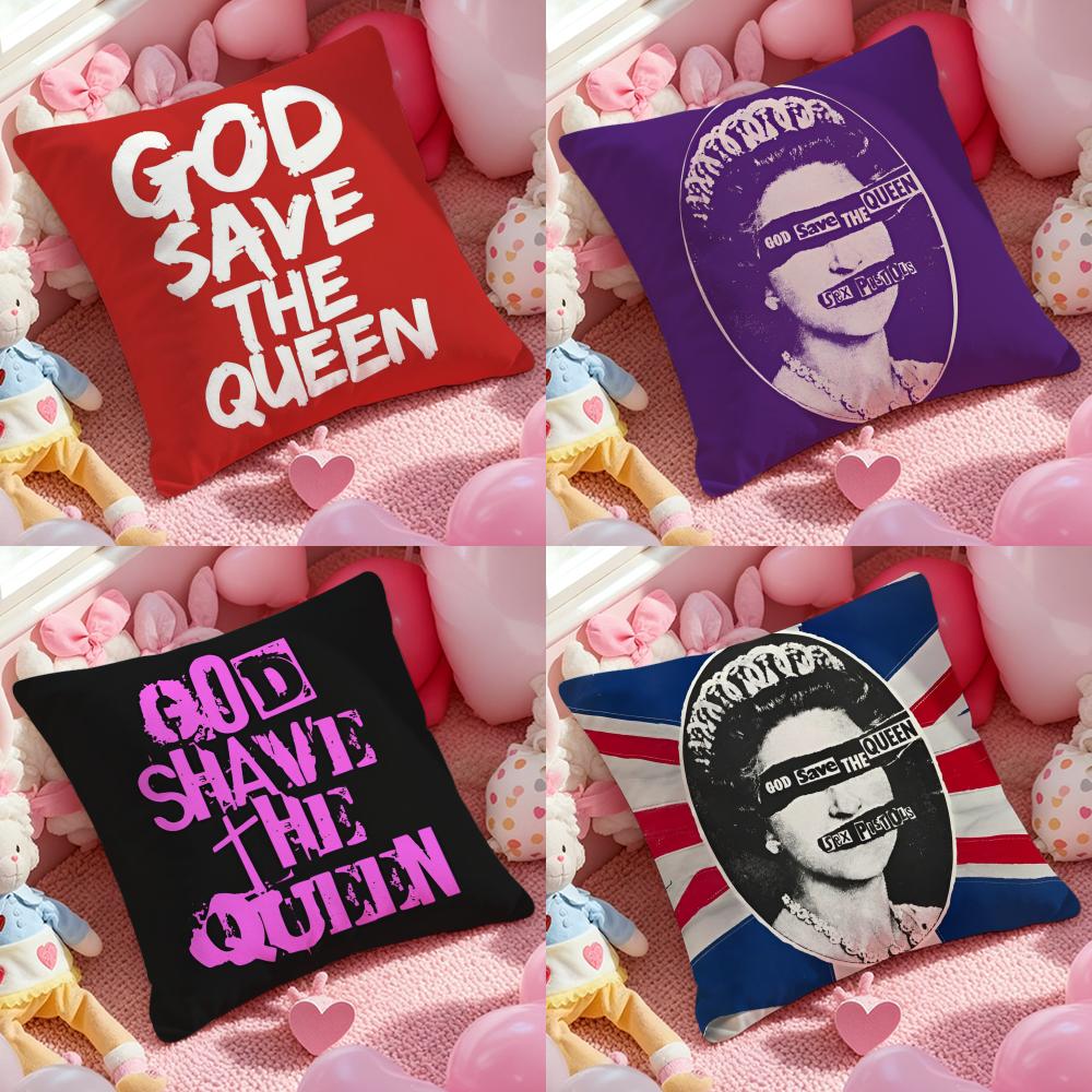 S-Save the Q-Queen Модный чехол на подушку с принтом для гостиной, дивана и спальни