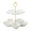 Tiered Ceramic Cake Stand Tiered Serving Tray for Birthday Wedding Donuts