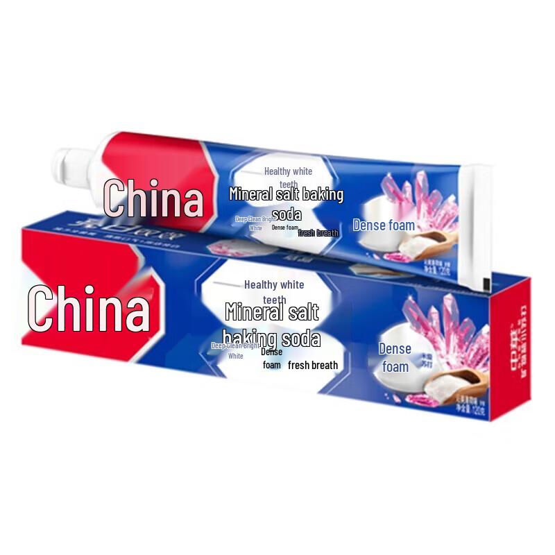 Зубная паста Zhonghua Healthy White с минеральной солью, пищевой содой и мятой