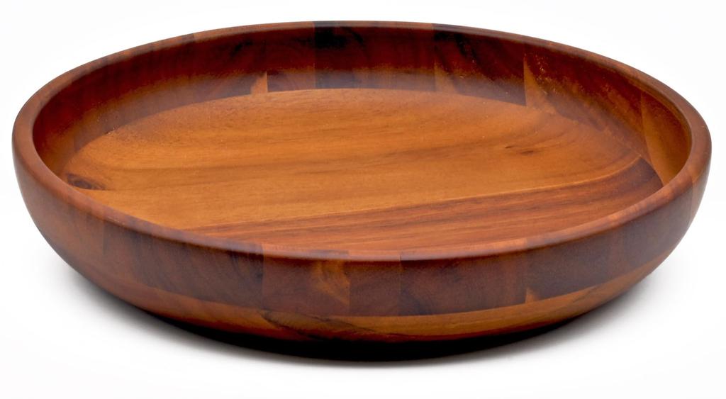 Swanson Shoji Shallow Wood 24cm Diameter x 4cm Made of Acacia Natural Bowl, Brown, Height, Wood, Wood, PS-240B