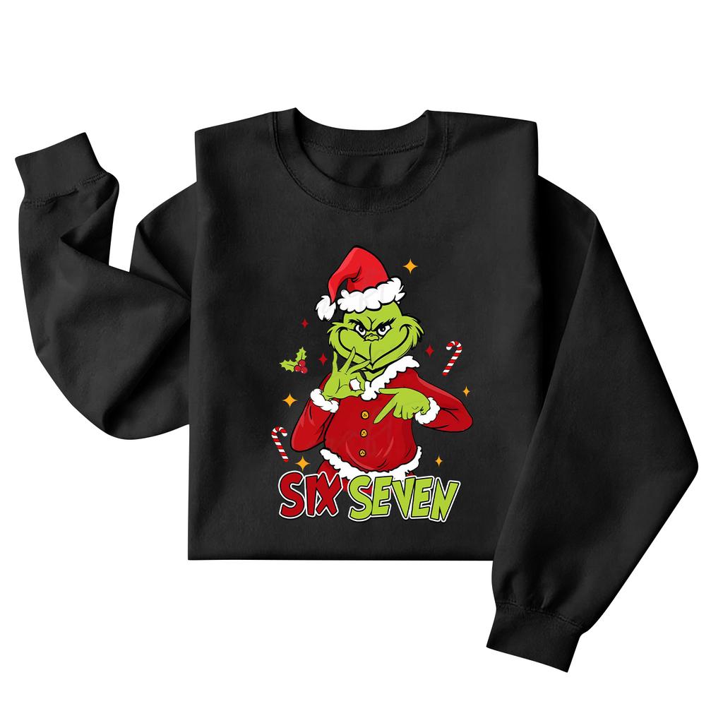 Christmas T-Shirts And Sweatshirts, Women'S Sweatshirts, Long-Sleeved Pullover Sweatshirts, Women'S Long-Sleeved Tops