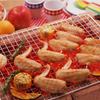 NHZHIW Прямоугольная сетка для гриля BBQ, пищевая, утолщенная, 45x30 см