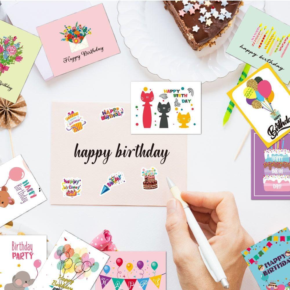 20pcs Blessing Birthday Greeting Card Combination Set Message Cards Birthday Party Gift