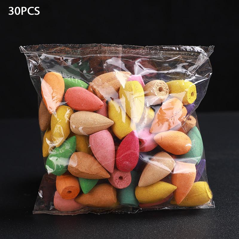 Backflow Incense Cones Pack Mixed Flavor Natural Sandalwood Aloes And More