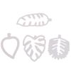 4 Pieces/Set Of Tropical Leaf Candy Cake Biscuit Mould Diy Decor Baking Tool