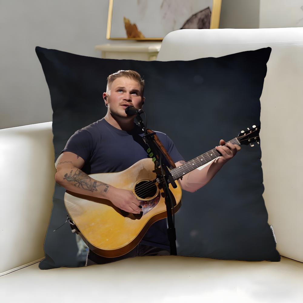 popular singer Zach Bryan Cushion Cover Soft EasyWash Pillow Case Versatile for Couch Bed Travel and Office
