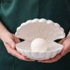 Керамическая лампа Dream Pearl Настольное украшение Ракушка Ночник Поделки Шкатулка для хранения ракушек Фарфоровые украшения Современный домашний декор
