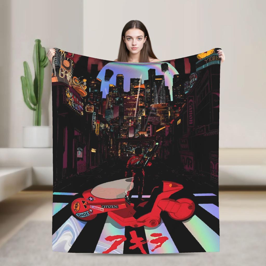 Японский аниме-фильм Акира Одеяла Качество Супер Теплое Плед Зима Путешествия Диван Кресло Диван Кровать Модное Покрывало