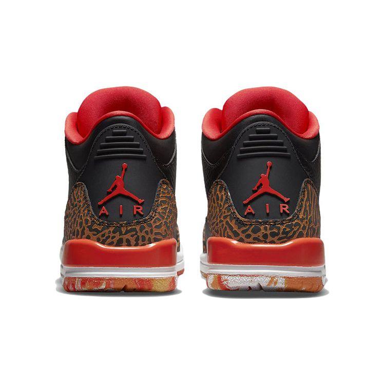 Кроссовки Air Jordan 3 Retro GS Kumquat Kids Black Team-Orange White 441140-088