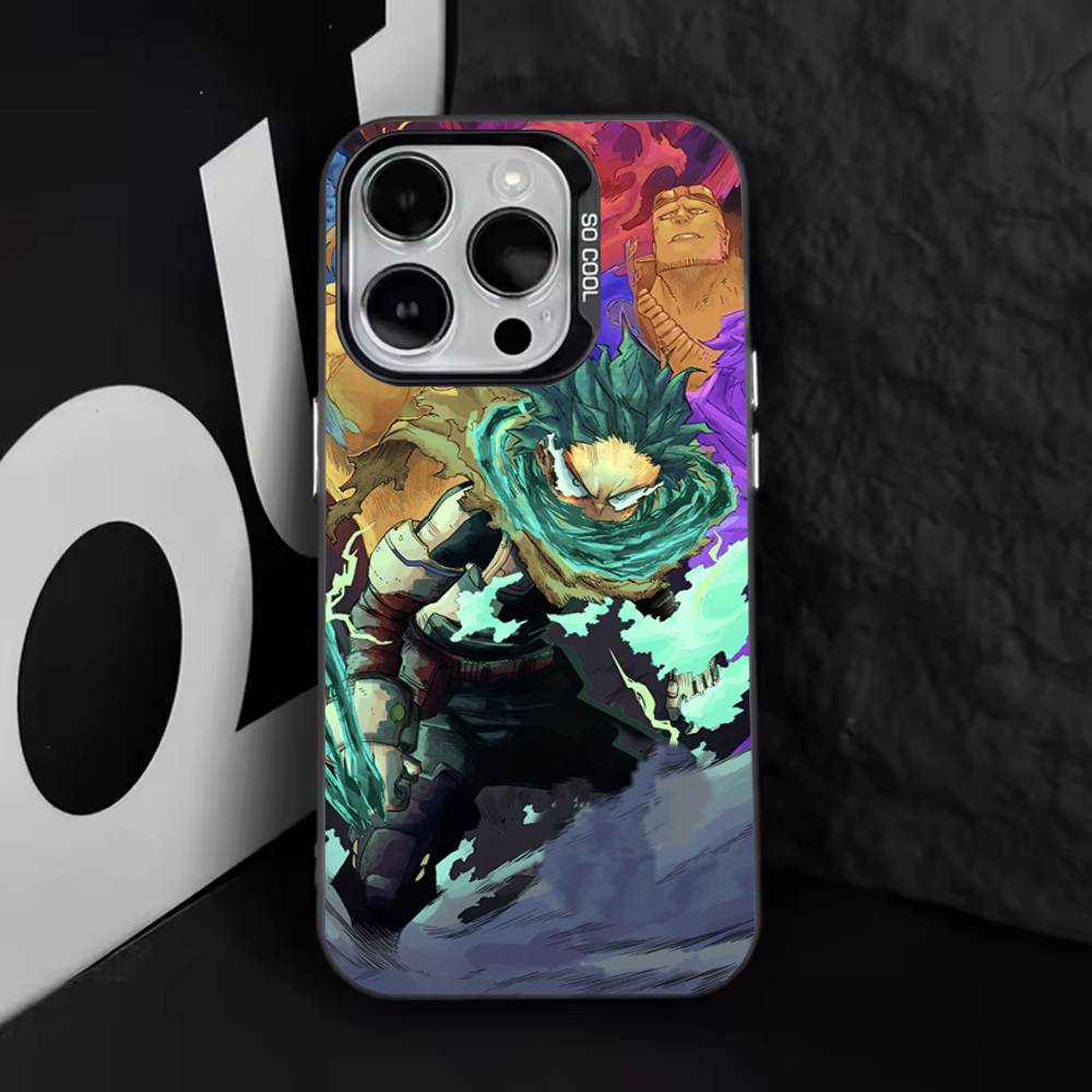 My Hero Academia D-Deku Phone Case For iPhone 17,16,15,14,13,12,11,Pro,Max,Plus,E,Air,Mini Black Tpu Cover