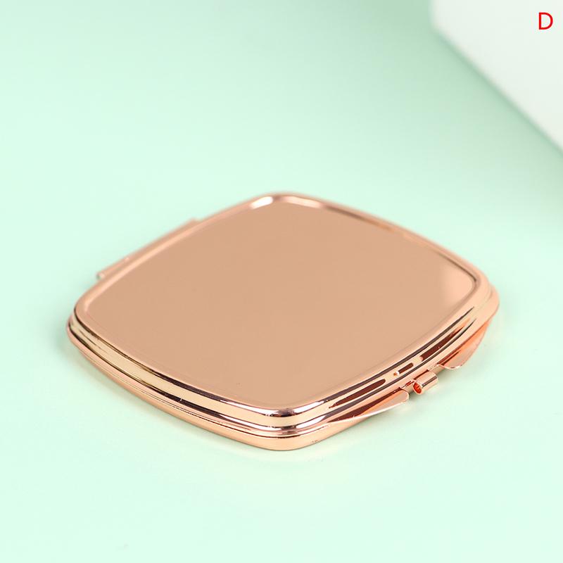 Компактное зеркало для макияжа, косметическое увеличительное круглое карманное зеркало для макияжа