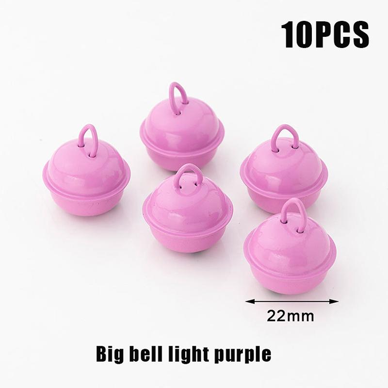 10 шт. 22 мм Красочные Расписные Бубенчики Металлические Круглые Мини Колокольчики Украшения Декор Подвески для Рождества DIY Поделок