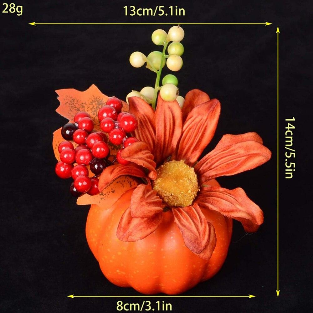 Украшение на День благодарения Хэллоуин Тыква 97444 Желтая тыква KTY