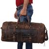 Mens&Womens Travel Bag, Full Grain Leather Duffel Bag, Personalisation Weekend Luggage Bag,Unique Christmas Gifts,Carry-on Bag