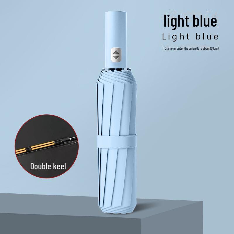 Автоматический складной зонт с 24 спицами: Высококачественный, двойного назначения, устойчивый к шторму, большой зонт для солнца и дождя