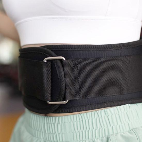 Пояс для тяжелой атлетики с застежкой-лентой Регулируемый легкий самоблокирующийся пояс для пауэрлифтинга для тренировок и фитнеса Поясной ремень