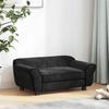 Pet Sofa for Dogs Black 72 x 45 x 30 cm Plush