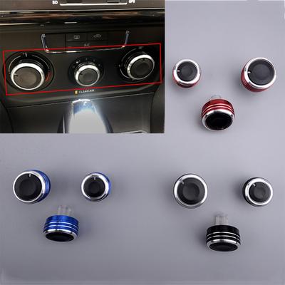 3 шт. Кнопка-ручка переключателя управления кондиционером и отопителем Подходит для VW Golf MK5 MK6 Sirocco MK3 Jetta Passat Caddy Тип 2K EOS Tiguan