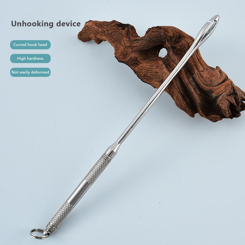 19 см/7,5 дюймов из нержавеющей стали безопасный экстрактор рыболовный крючок съемник быстрое отсоединяющее устройство рыболовные инструменты
