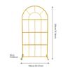11LBS Load Iron Arch Flower Stand Wedding Decor Stand Detachable Lightweight for Party Valentine’s Day Decoration
