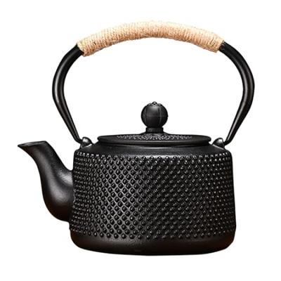 KazeSo Iron Iron Iron Iron Direct Совместим с IH Iron Cast Tea Ceremony Iron Маленький чугунный чайник для заваривания чая в старом чугунном чайнике для заваривания чая