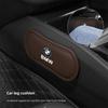 BBIG5 Car Interior Leg Knee Rest Pads Leather Cushion Valve Cap Auto Sticker For BMW X1 X2 X3 X5 X4 X6 X7 iX3 F20 F10 F07 E70 E46 E90