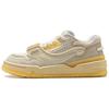 Li Ning 001 Btc Mega Versatile Retro Skate Shoes Non-Slip Shock Absorption Wear-Resistant Support Women Sneaker Yellow AGCU004-2