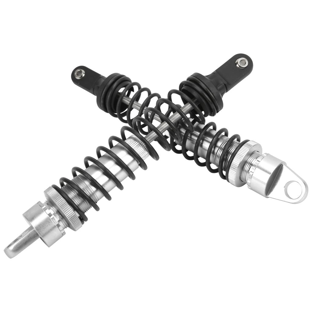 2Pcs 188mm RC Aluminium Shock Absorber Damper for HSP 94050 1 5 RC Gasoline OffRoad Cars(Silver )