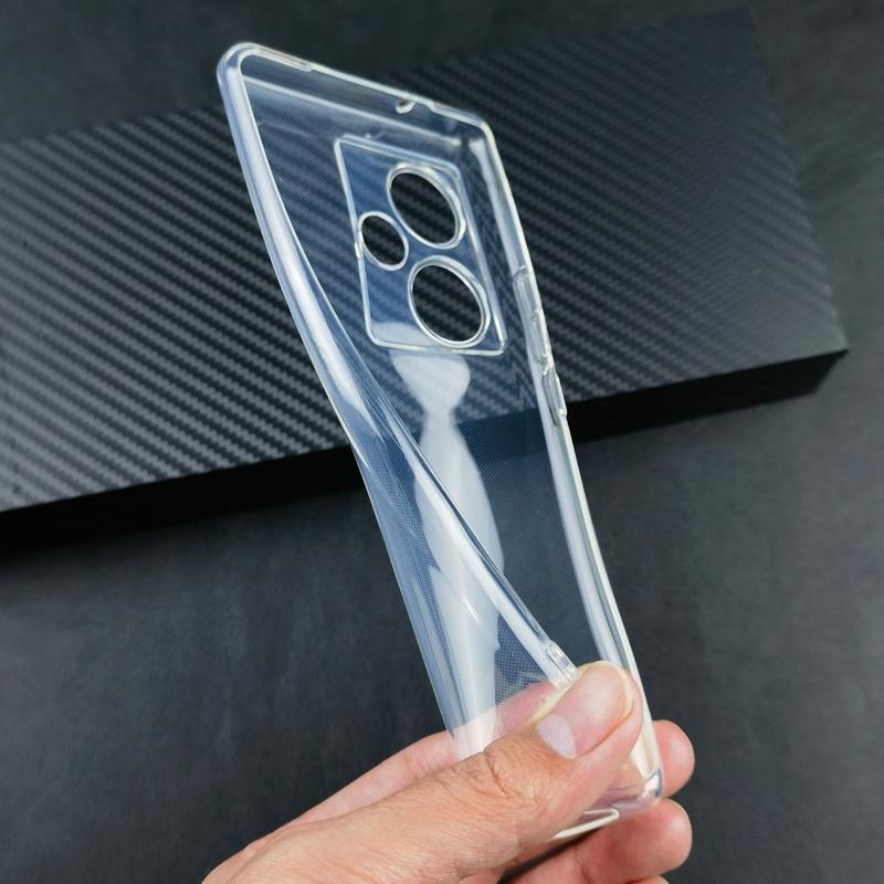 Для ZTE nubia Z50 6,67 "тонкий кристально чистый прозрачный мягкий чехол из ТПУ на заднюю панель, защитный чехол для камеры