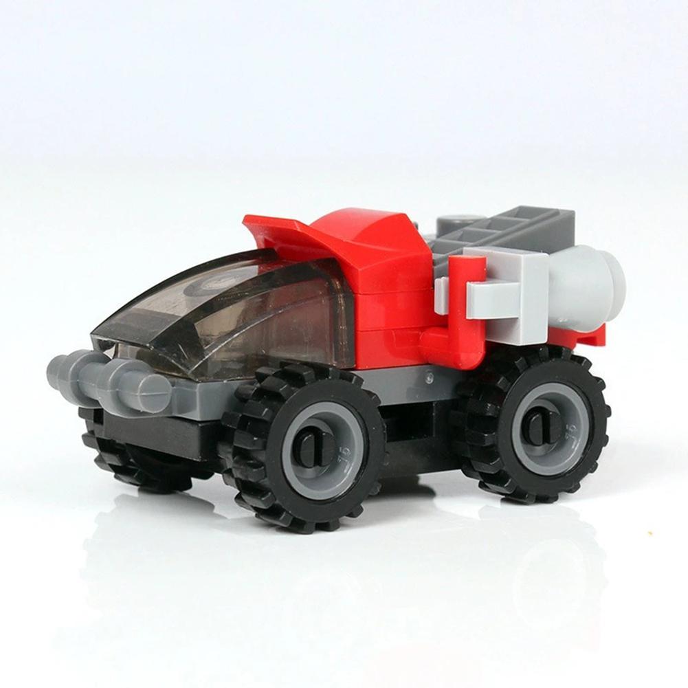 Mini Car Building Blocks Children Educational Assemble Building Bricks Toys For Children Birthday Gifts