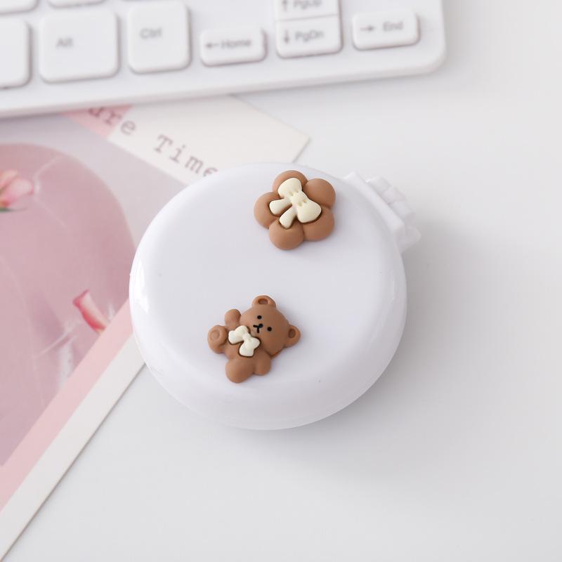 Симпатичные мини-складные гребни для волос с зеркалом, портативные для путешествий, массажная расческа для женщин и девочек, щетки для волос, аксессуары для укладки