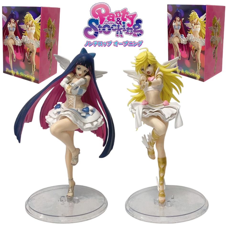 20cm Panty Stocking with Garterbelt Anime Figure Panty·Anarchy Action Figure Cute Stocking·Anarchy Figurine PVC Collection Toy