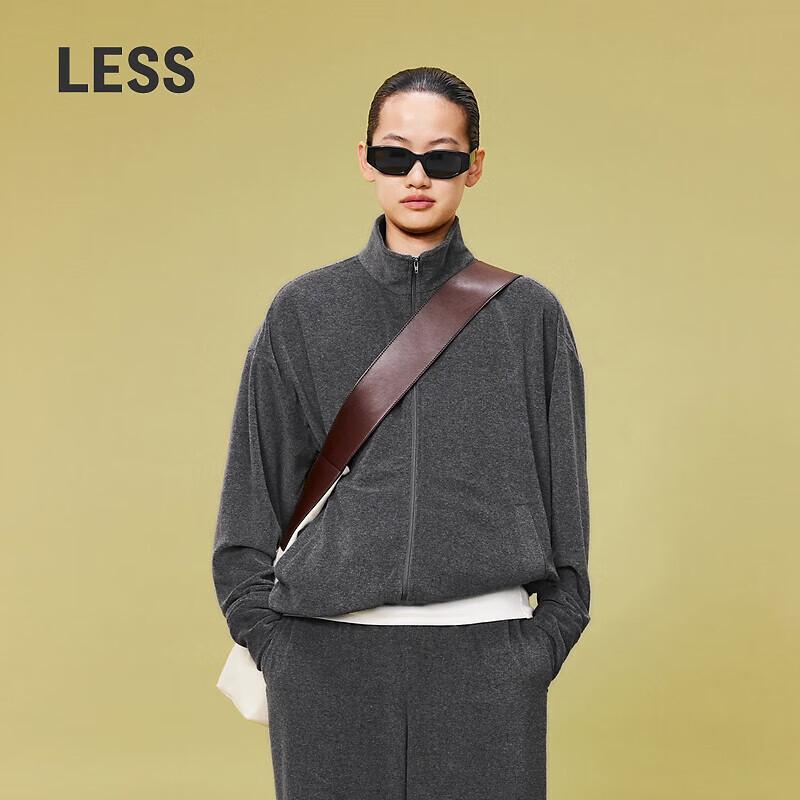 СВИТШОТ ИЗ СМЕСИ ХЛОПКА НА ВЕСНУ 2024 С ВОРОТНИКОМ-СТОЙКОЙ