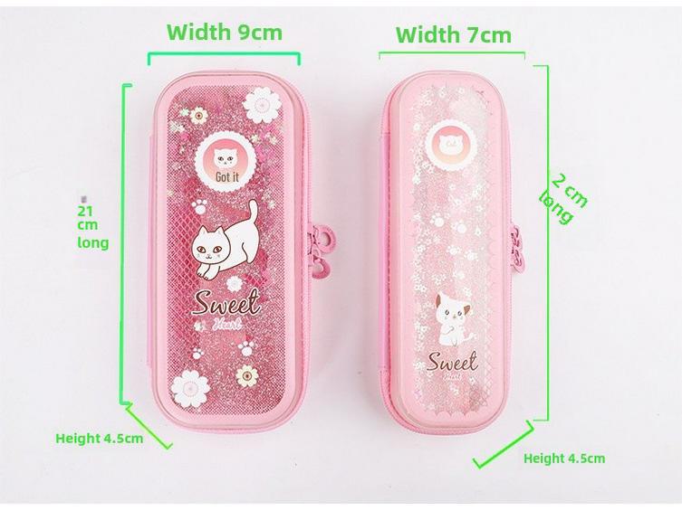 Умный пенал из термополиуретана с рисунком из мультфильма «Зыбучие пески» для студентов 