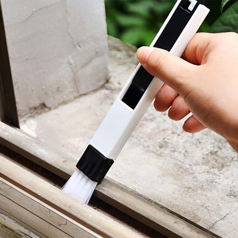 Полезная щетка для чистки канавок в окне дома, инструмент для чистки совок, мыть экраны, клавиатура