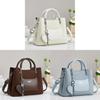 Pu Material Casual Single Shoulder Handbag With Zipper Pocket For Daily Use