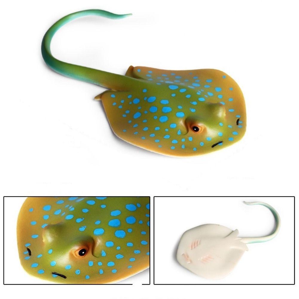 Fish Model Manta Ray Model Simulation Sea Life Action Figurines Ocean Animal Figures  Kids Toy