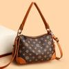Bag Fashion Printed Women's Shoulder Crossbody Bag Women's Large Capacity Premium Sense Middle Mom Bag